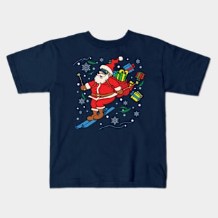 The Santa Ski Kids T-Shirt